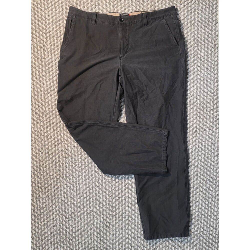 Dockers Men's Size 38x30 Grey Smart 360 Knit Straight Fit Chino Pa